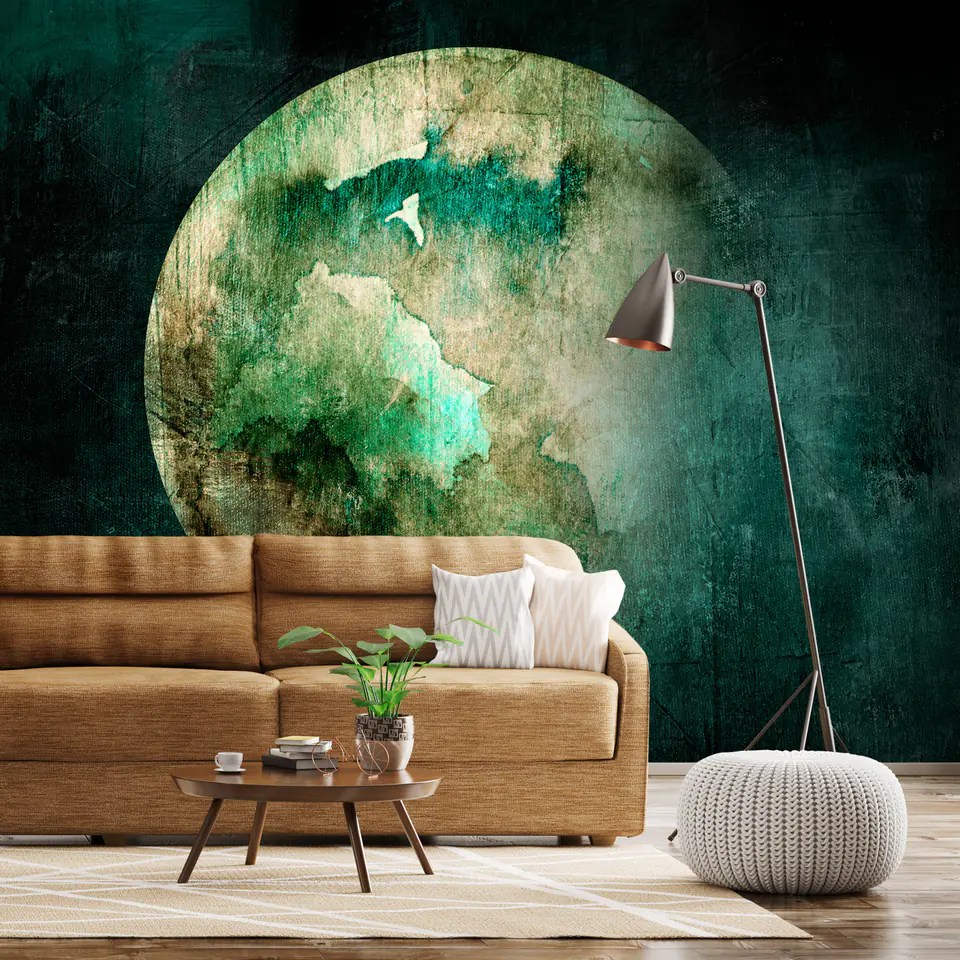 ⁨Fototapeta - Zielona Pangea (rozmiar 450x315, wykończenie Premium)⁩ w sklepie Wasserman.eu