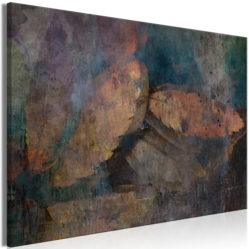 ⁨Image - Copper leaves (1-piece) wide (size 120x80)⁩ at Wasserman.eu