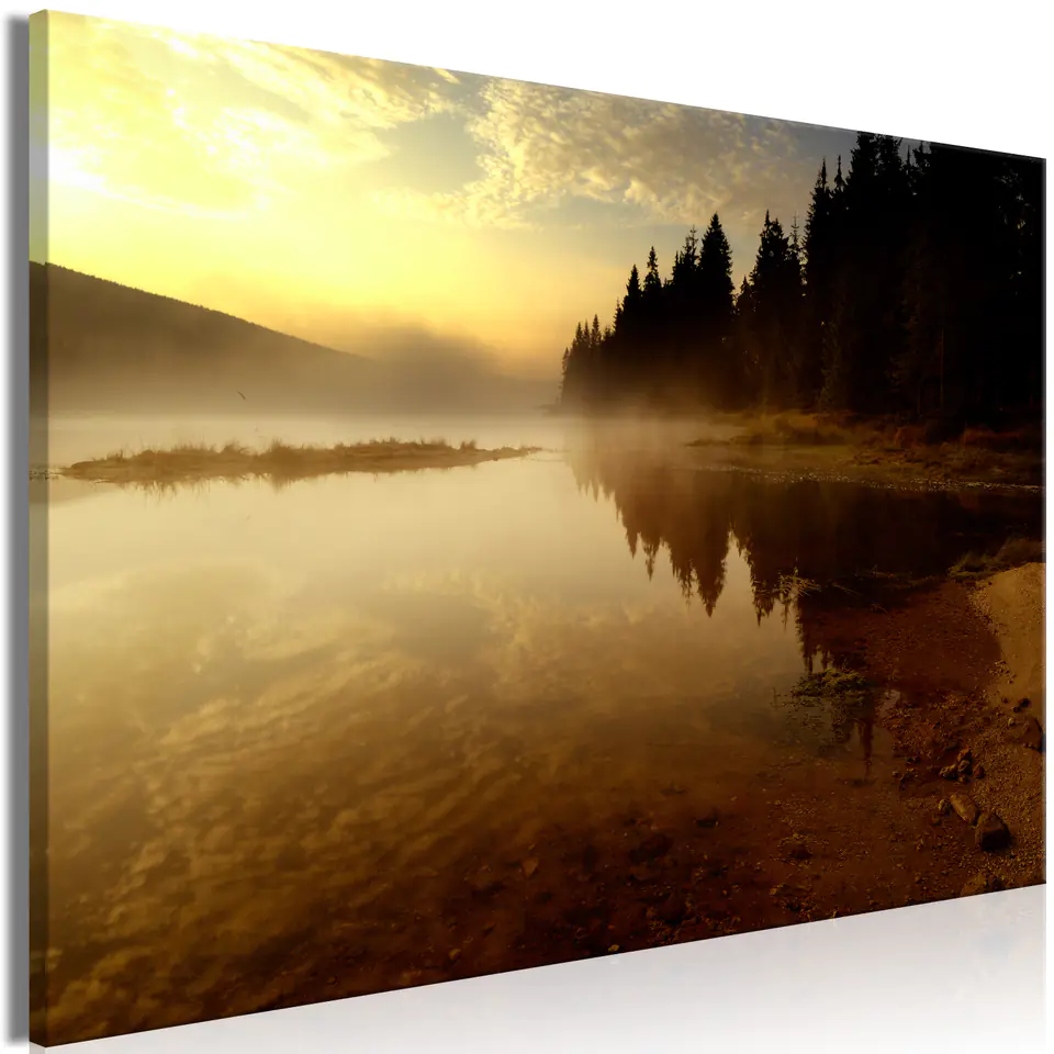 ⁨Obraz - Jesienny wierczór (1-częściowy) szeroki (rozmiar 30x20, wykończenie Premium Print)⁩ w sklepie Wasserman.eu