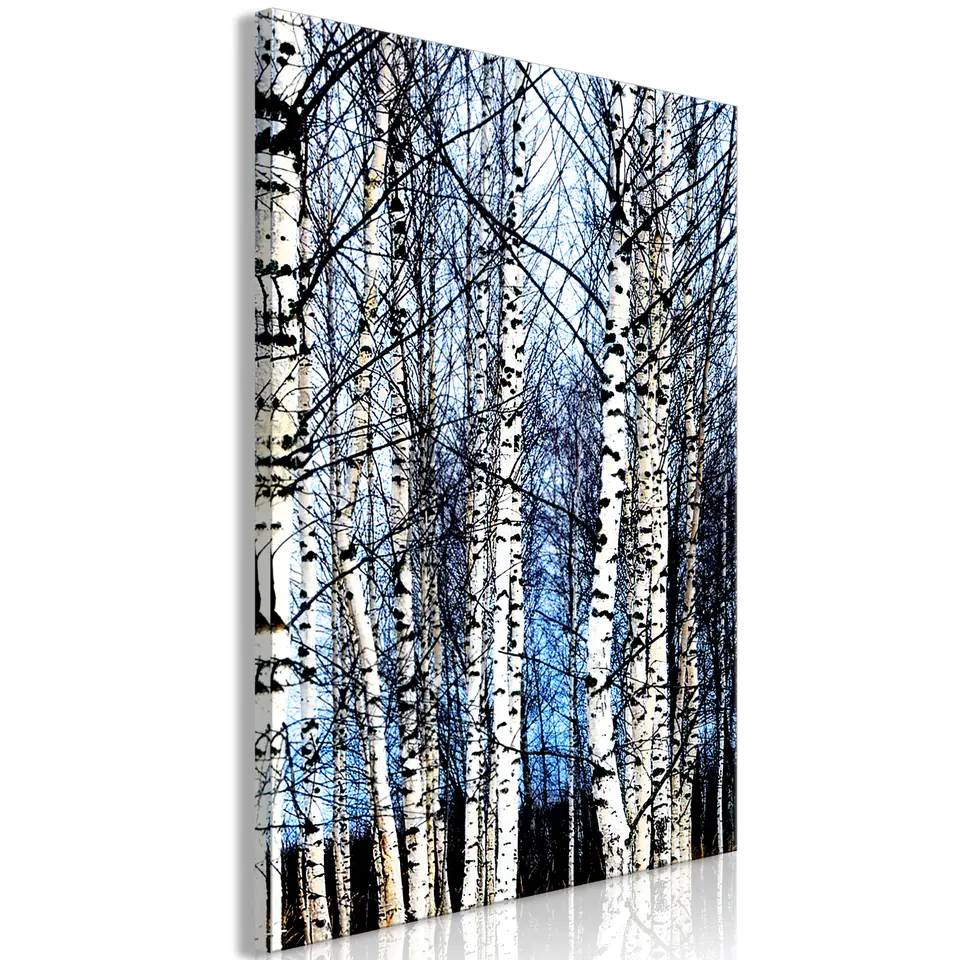 ⁨Obraz - Mroźny styczeń (1-częściowy) pionowy (rozmiar 60x90, wykończenie Standard)⁩ w sklepie Wasserman.eu