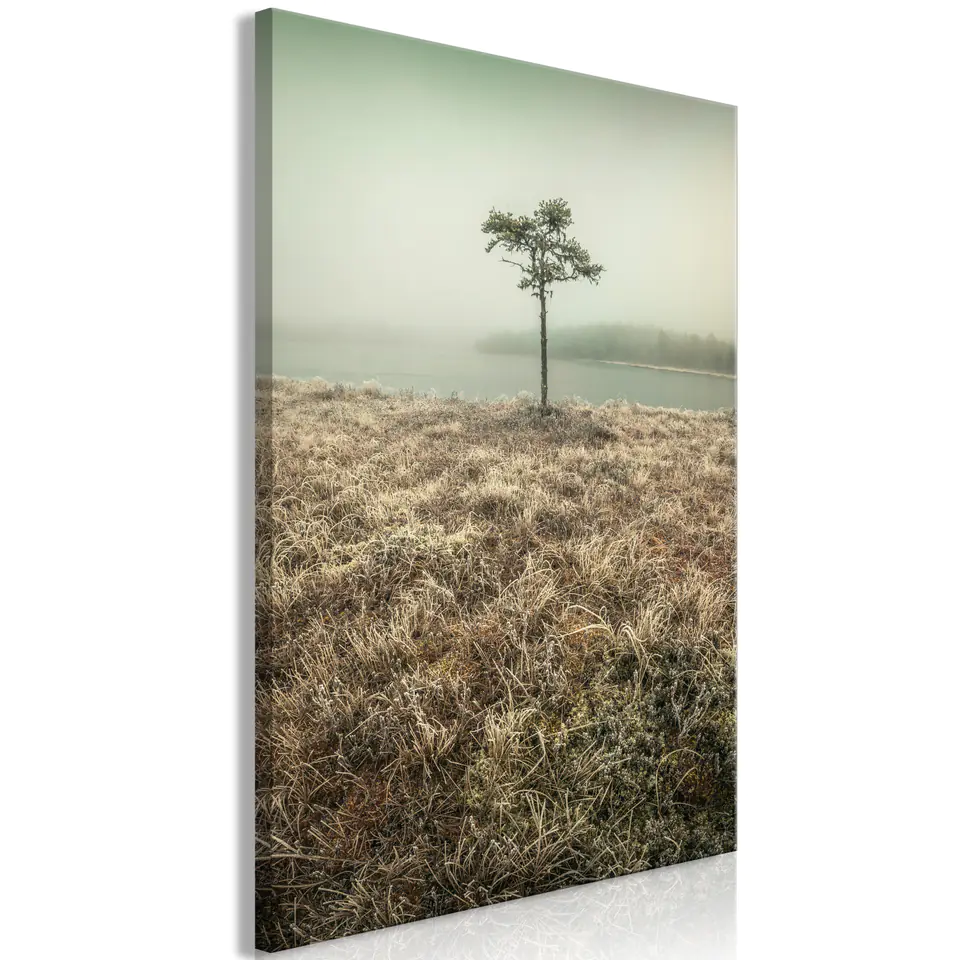 ⁨Obraz - Nad brzegiem jeziora (1-częściowy) pionowy (rozmiar 60x90, wykończenie Standard)⁩ w sklepie Wasserman.eu