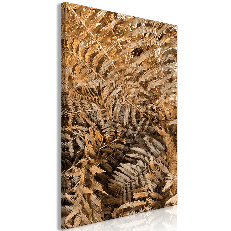 ⁨Obraz - Tajemnicza paproć (1-częściowy) pionowy (rozmiar 80x120, wykończenie Standard)⁩ w sklepie Wasserman.eu