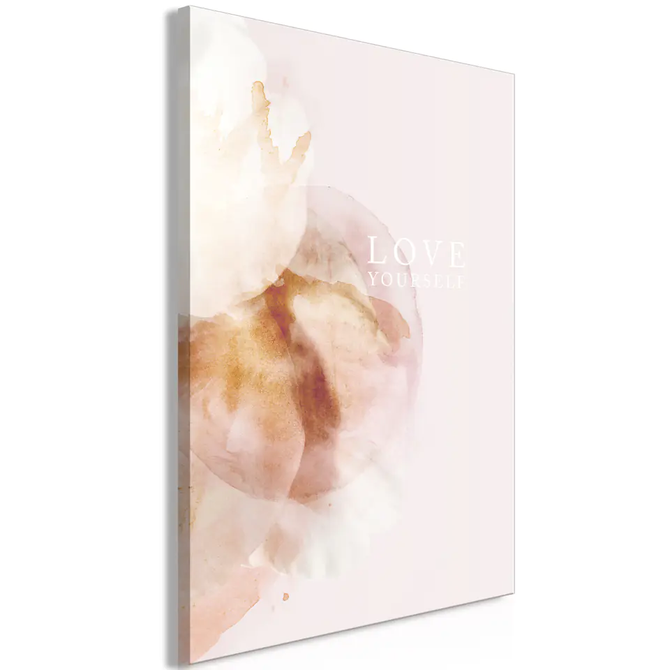⁨Picture - Love Yourself (1-piece) vertical (size 60x90)⁩ at Wasserman.eu