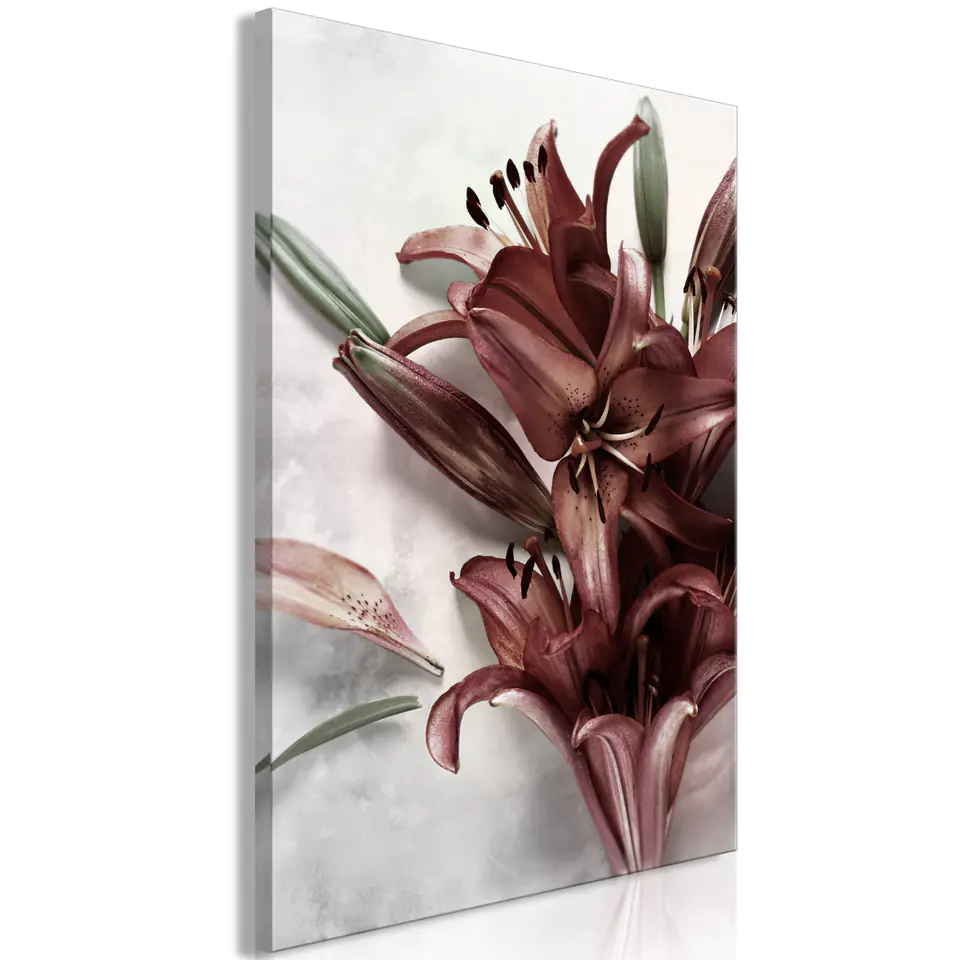 ⁨Picture - Floral form (1-piece), vertical (size 60x90)⁩ at Wasserman.eu