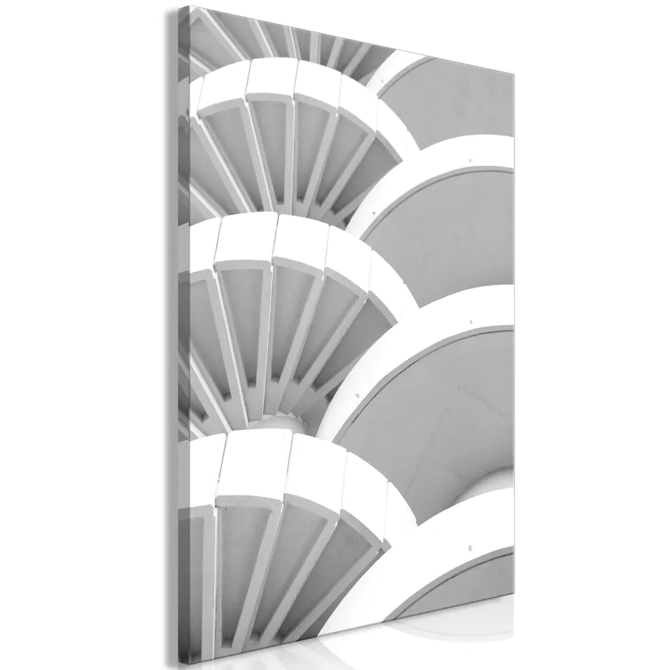 ⁨Obraz - Biały detal (1-częściowy) pionowy (rozmiar 40x60, wykończenie Standard)⁩ w sklepie Wasserman.eu