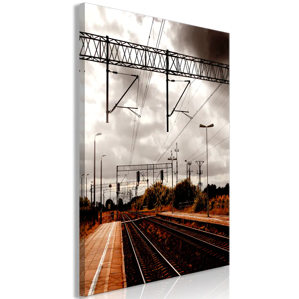 ⁨Obraz - Przed podróżą (1-częściowy) pionowy (rozmiar 60x90, wykończenie Premium Print)⁩ w sklepie Wasserman.eu