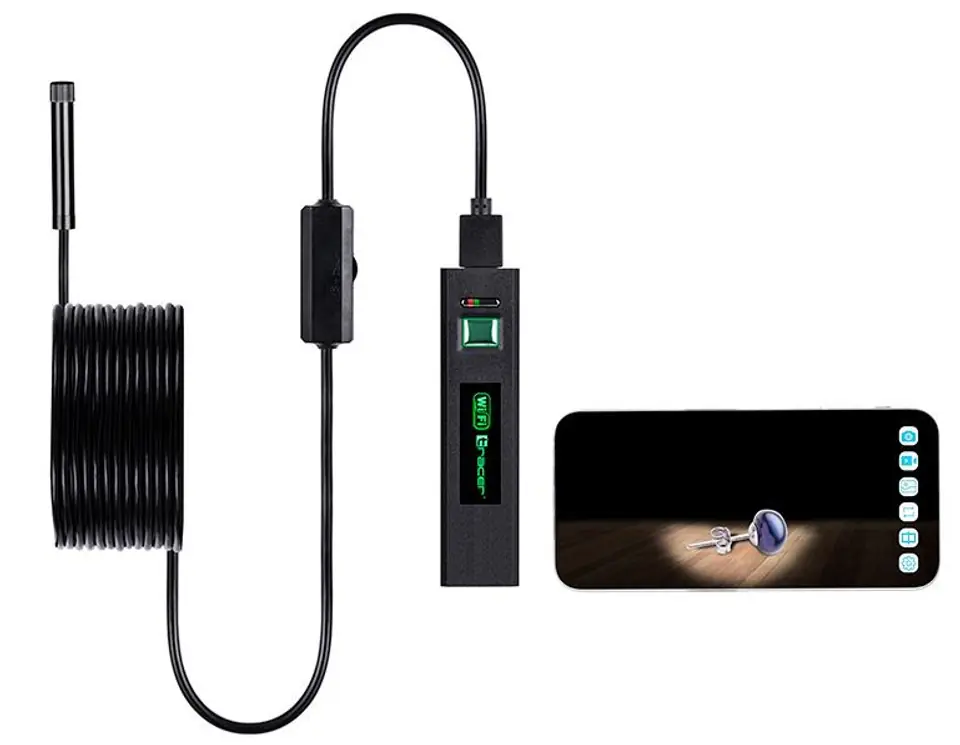 ⁨Endoscopic camera HardWire 5M 7MM LED USB⁩ at Wasserman.eu