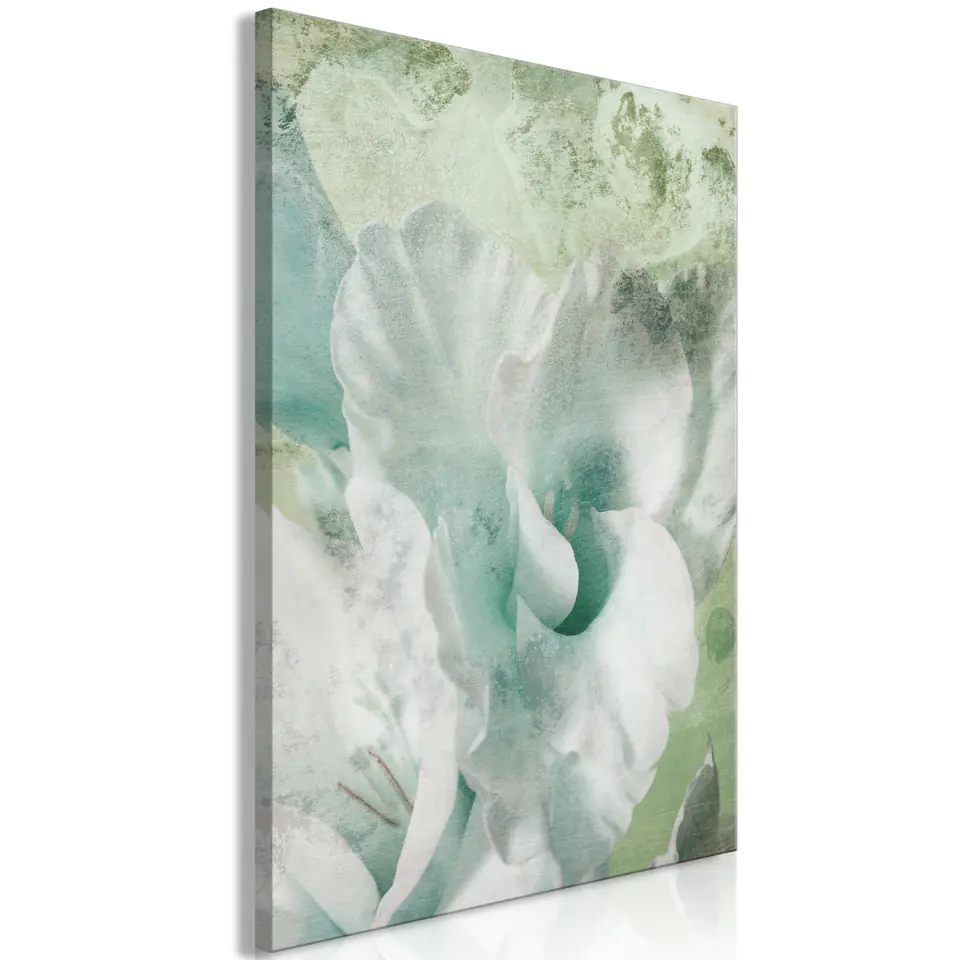 ⁨Obraz - Miętowa mgła (1-częściowy) pionowy (rozmiar 80x120, wykończenie Premium Print)⁩ w sklepie Wasserman.eu