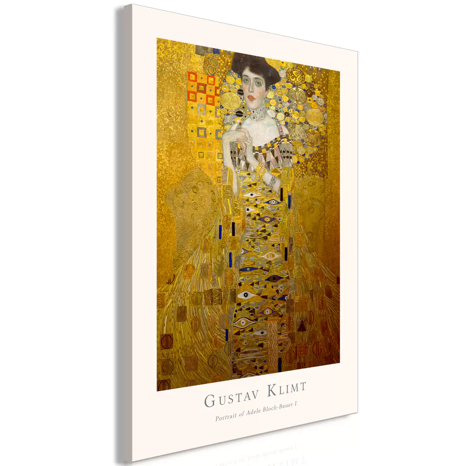 ⁨Obraz - Gustav Klimt - Portrait of Adele Bloch (1-częściowy) pionowy (rozmiar 80x120, wykończenie Standard)⁩ w sklepie Wasserman.eu
