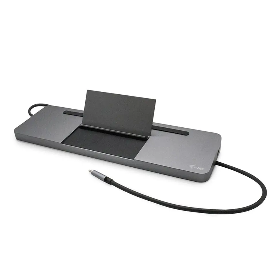 ⁨USB-C Metal Ergonomic 4K 3x Display Docking Station Power Delivery 85W⁩ at Wasserman.eu