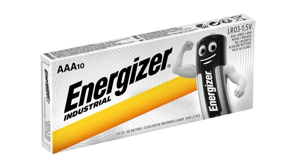 ⁨BATTERY ENERGIZER INDUSTRIAL PRO AAA LR03 1.5V 10 PCS⁩ at Wasserman.eu