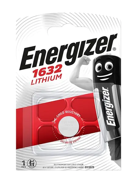 ⁨BATERIA ENERGIZER SPECJALISTYCZNA LITHIUM CR1632 3V 1 SZTUKA⁩ w sklepie Wasserman.eu