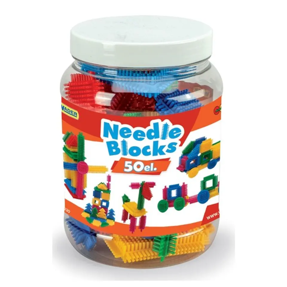 ⁨Blocks Hedgehog jar 50 pieces⁩ at Wasserman.eu