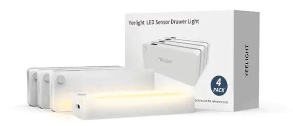 ⁨Yeelight YLCTD001-4pc Sensor Drawer Light LED drawer light with motion sensor (4 pieces)⁩ at Wasserman.eu