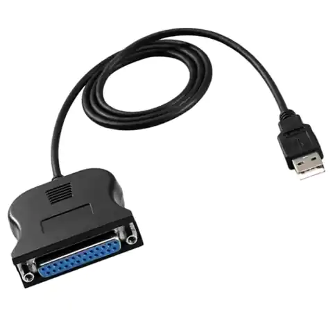 ⁨AK72 USB to lpt Adapter Female Plug⁩ at Wasserman.eu