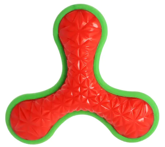 ⁨Dingo Dog Toy - TPR Rubber - Boomerang TRI 16,5cm⁩ at Wasserman.eu