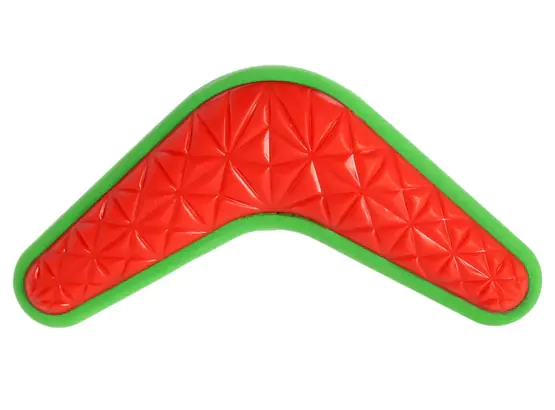 ⁨Dingo Dog Toy - TPR Rubber - Boomerang 23cm⁩ at Wasserman.eu