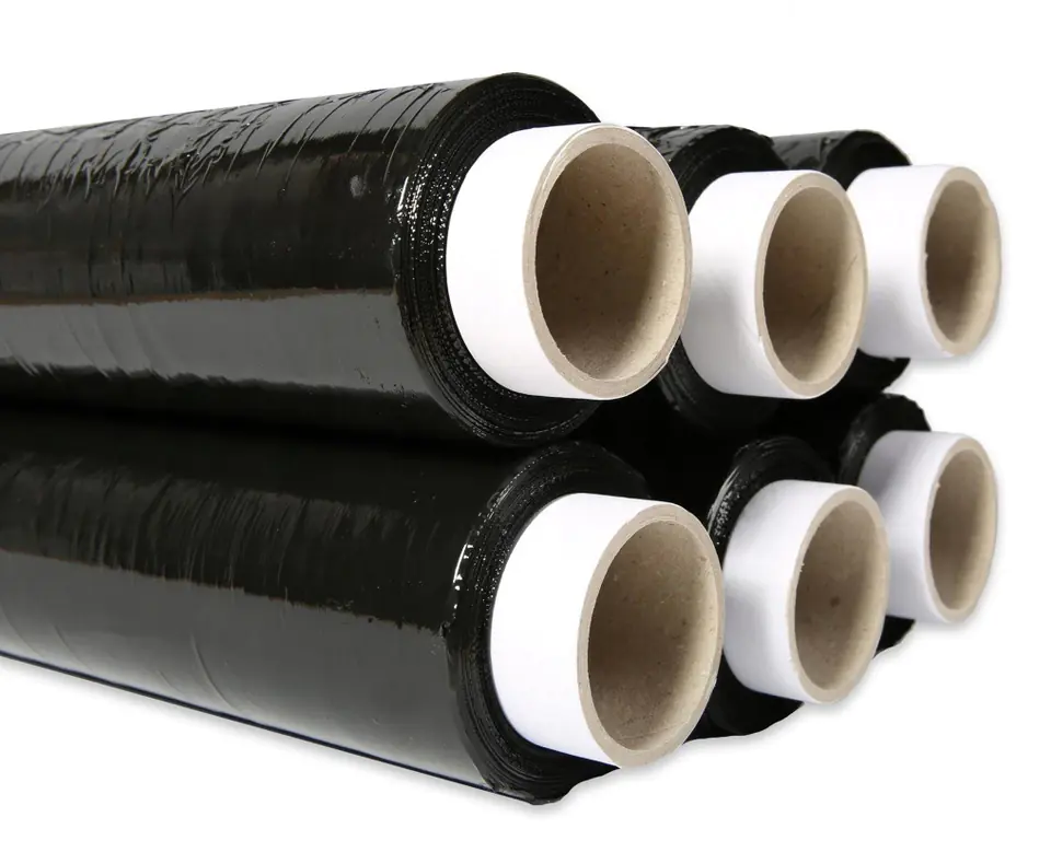 ⁨Black stretch film 9kg net set 6x1,5 kg⁩ at Wasserman.eu