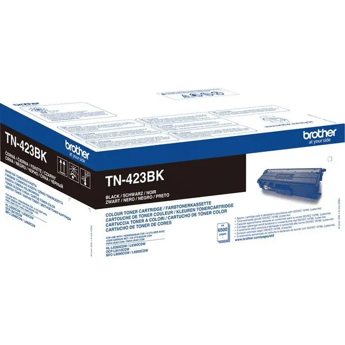 ⁨Toner BROTHER (TN-423BK) czarny 6500str⁩ w sklepie Wasserman.eu