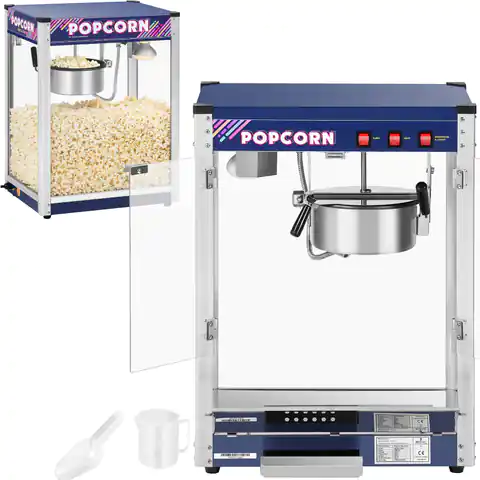 ⁨Profesjonalna wydajna maszyna do popcornu 1350W 8 oz Royal Catering RCPR-1350⁩ w sklepie Wasserman.eu