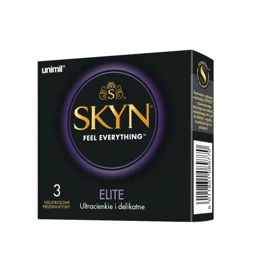 ⁨Unimil SKYN Elite 3 szt.⁩ w sklepie Wasserman.eu