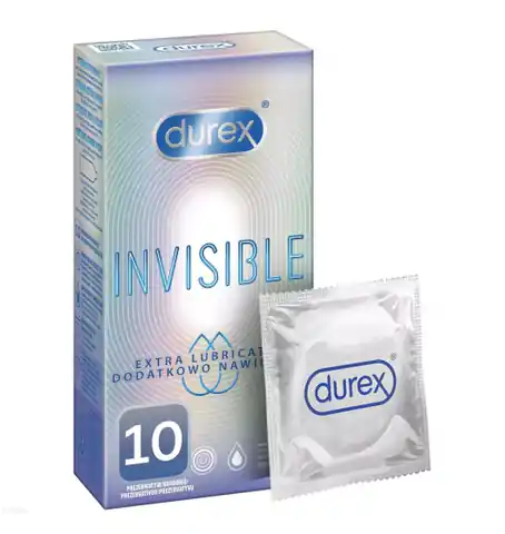 ⁨Durex Invisible A10 condoms additionally moisturized⁩ at Wasserman.eu