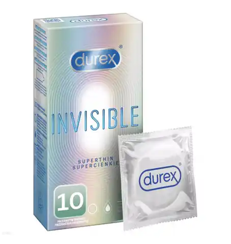⁨Durex Invisible Superthin Condoms 10pcs⁩ at Wasserman.eu