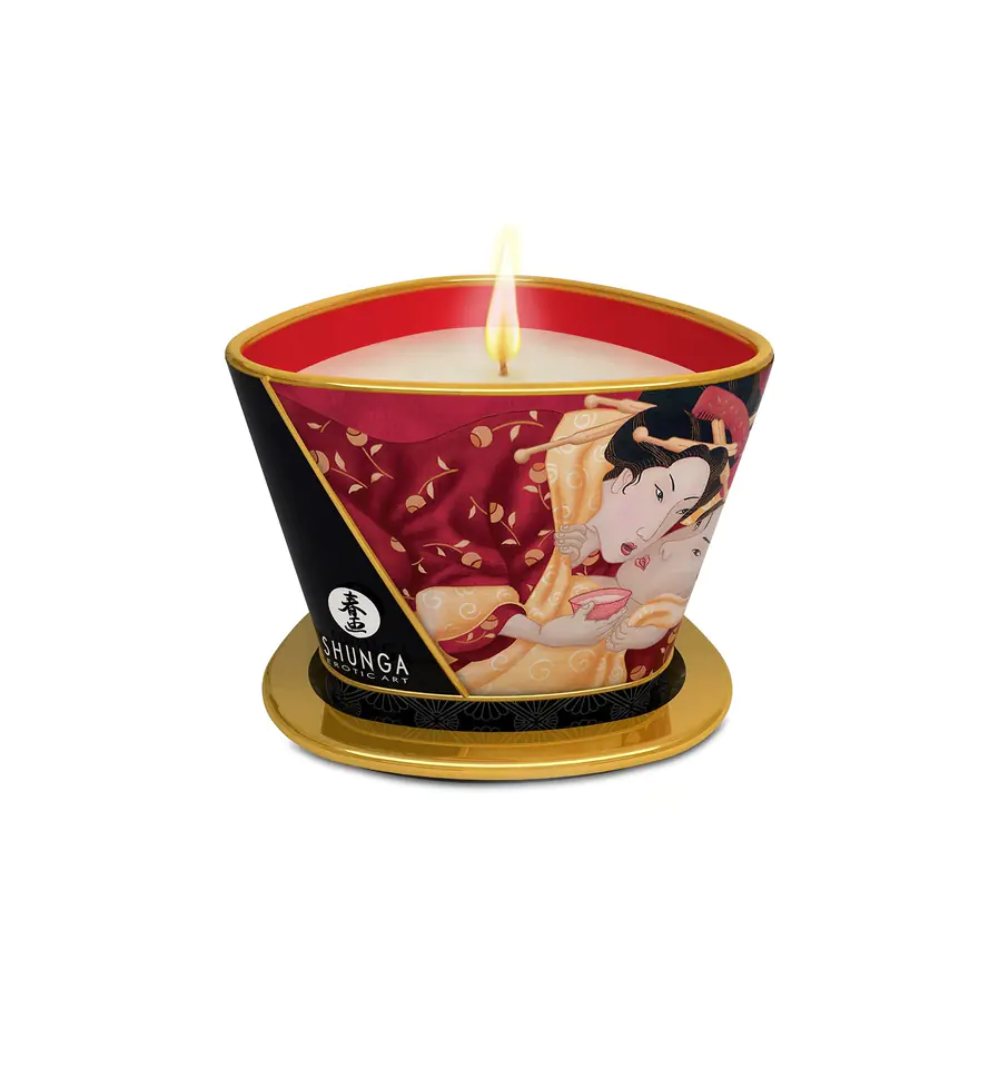 ⁨Shunga - Candle Strawberry 170 ml⁩ at Wasserman.eu