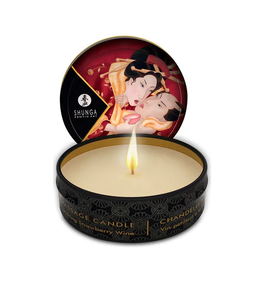 ⁨Shunga - Massage Candle Strawberry 30 ml⁩ at Wasserman.eu