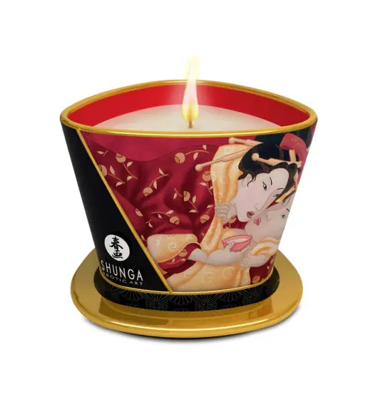 ⁨Shunga - Massage Candle Aphrodisia & Roses⁩ at Wasserman.eu