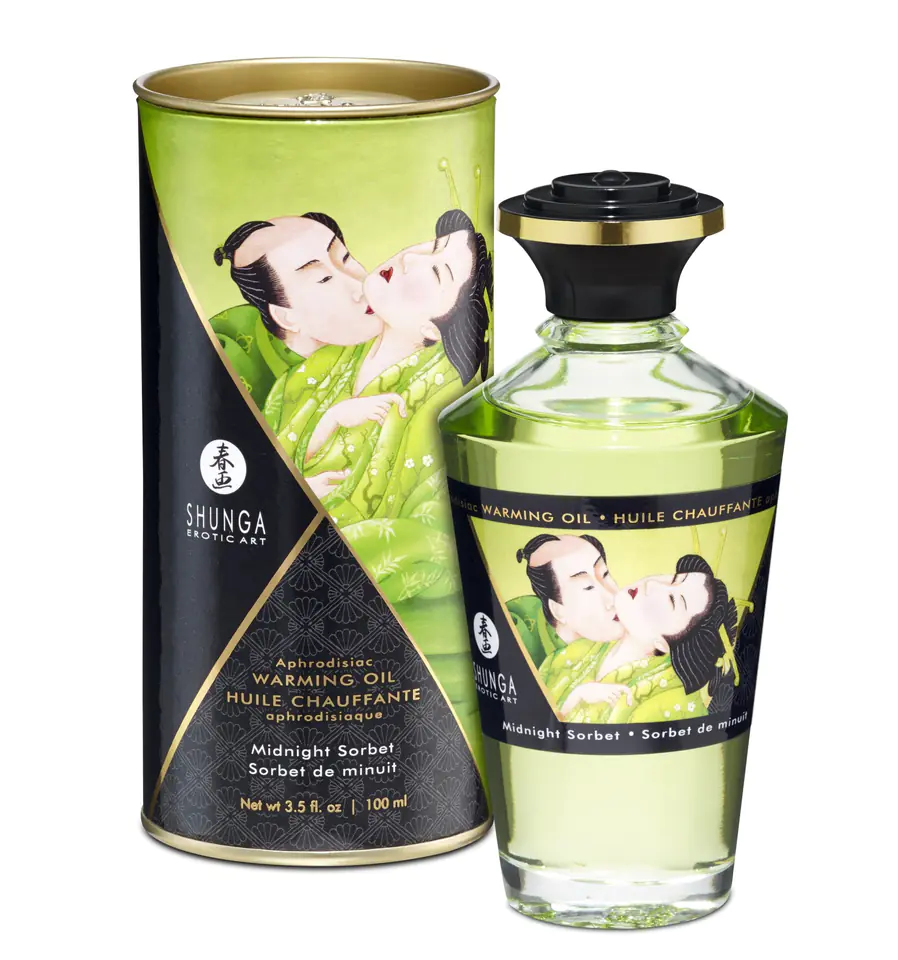 ⁨Shunga - Aphrodisiac Oil Midnight Sorbet 100 ml⁩ w sklepie Wasserman.eu