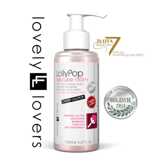 ⁨Lovely Lovers LollyPop Tasty Lube 150 ml⁩ w sklepie Wasserman.eu