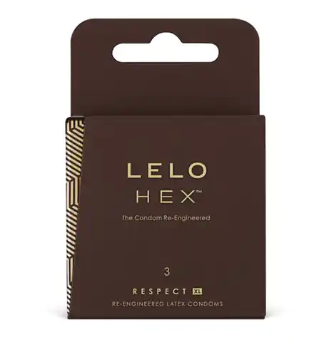 ⁨LELO HEX Respect XL prezerwatywy lateksowe 3 sztuki⁩ w sklepie Wasserman.eu