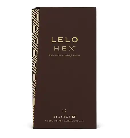 ⁨LELO HEX Respect XL prezerwatywy lateksowe 12 sztuk⁩ w sklepie Wasserman.eu