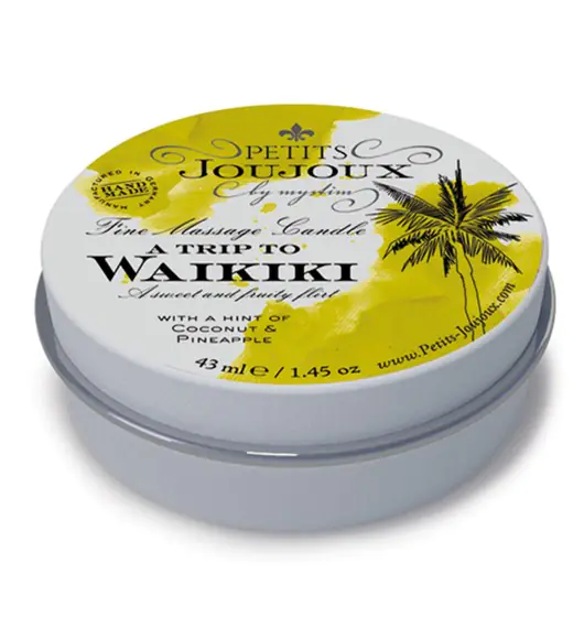 ⁨Petits Joujoux Fine Massage Candles - A trip to Waikiki Beach (33 g)⁩ w sklepie Wasserman.eu