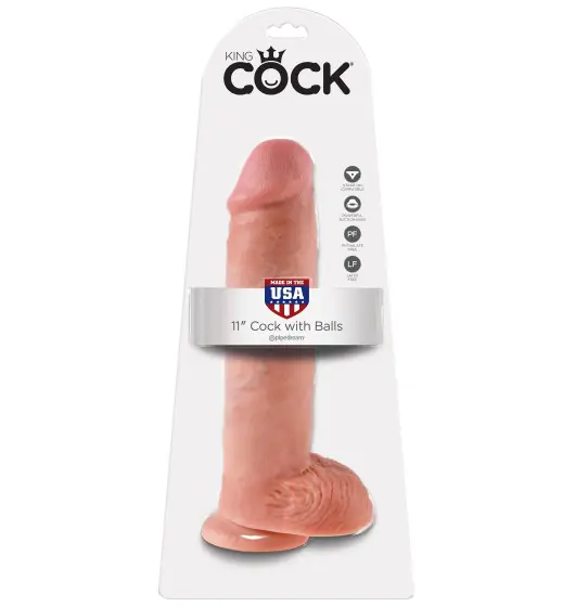 ⁨King Cock 11" Cock with Balls Flesh⁩ w sklepie Wasserman.eu