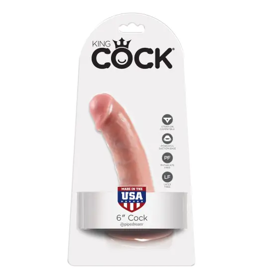 ⁨King Cock 6" Cock Flesh⁩ at Wasserman.eu