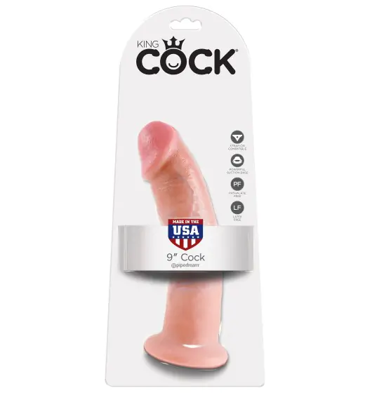 ⁨King Cock 9" Cock Flesh⁩ at Wasserman.eu