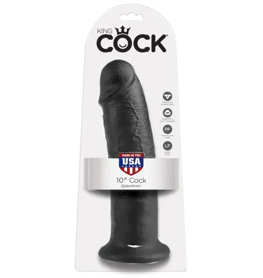 ⁨King Cock 10" Cock Black⁩ w sklepie Wasserman.eu