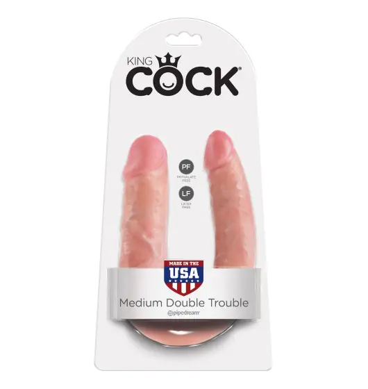 ⁨King Cock U-Shaped Medium Double Trouble⁩ w sklepie Wasserman.eu