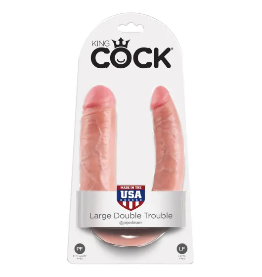 ⁨King Cock U-Shaped Large Double Trouble⁩ w sklepie Wasserman.eu