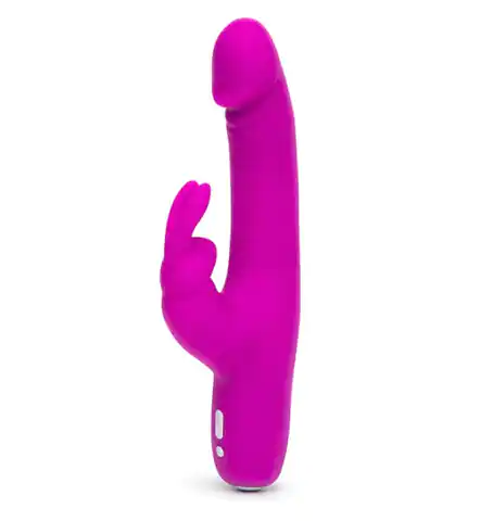 ⁨Happy Rabbit Slimline Realistic Rabbit Vibrator Purple⁩ w sklepie Wasserman.eu