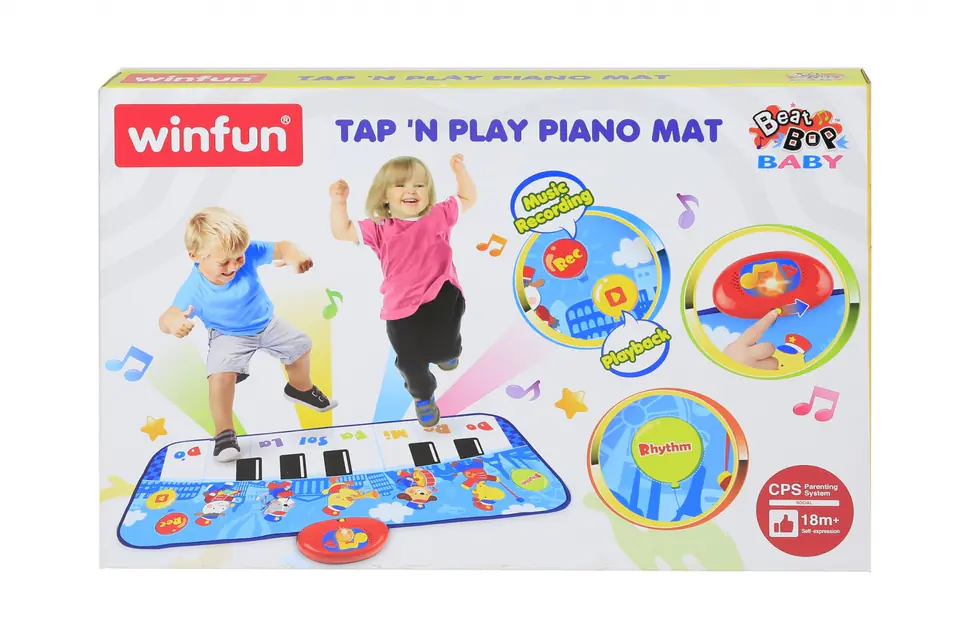 Jump and play the piano mat at Wasserman.eu
