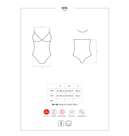 876-TED-1 body czarne S/M w sklepie Wasserman.eu