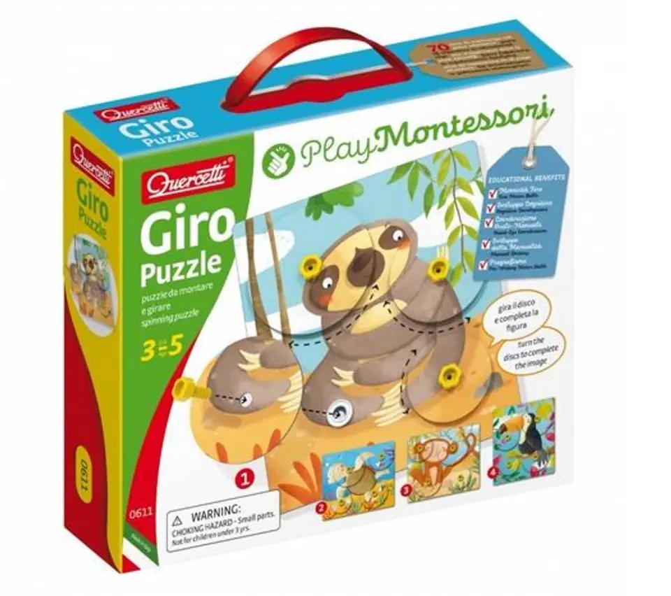 ⁨Quercetti Giro puzzle Montessori⁩ at Wasserman.eu