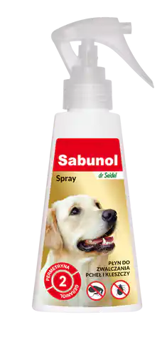 ⁨SABUNOL Spray gegen Flöhe und Zecken 100 ml⁩ im Wasserman.eu