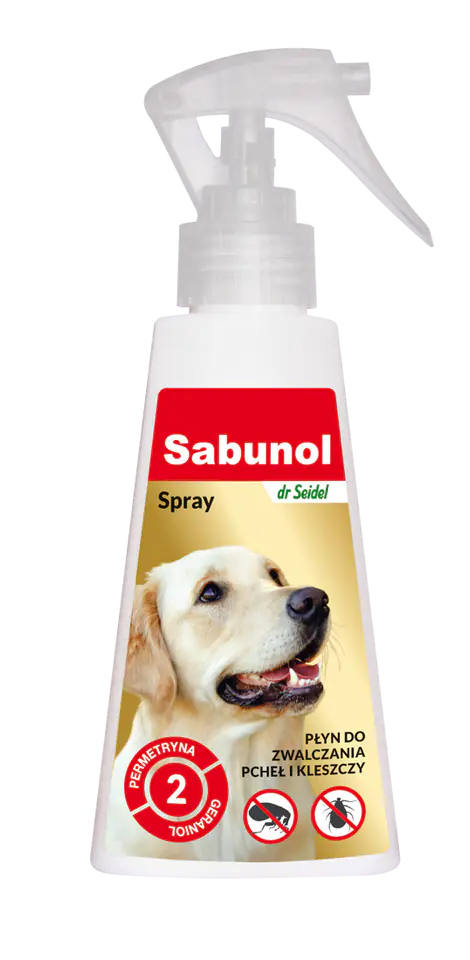 SABUNOL spray przeciw pchłom i kleszczom 100ml w sklepie Wasserman.eu