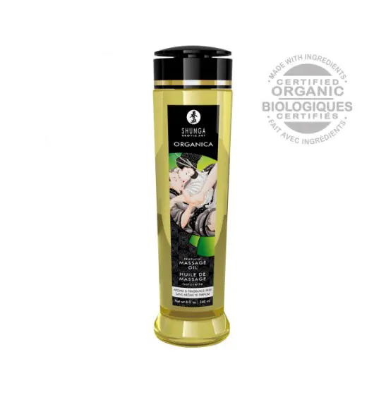 ⁨Shunga Natural Massage Oil Organica Aroma Free 240 ml⁩ at Wasserman.eu