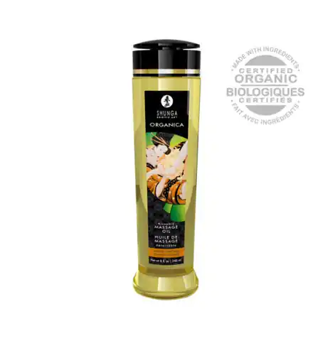 ⁨Shunga Natural Massage Oil Organica Almond Sweetness 240ml⁩ w sklepie Wasserman.eu