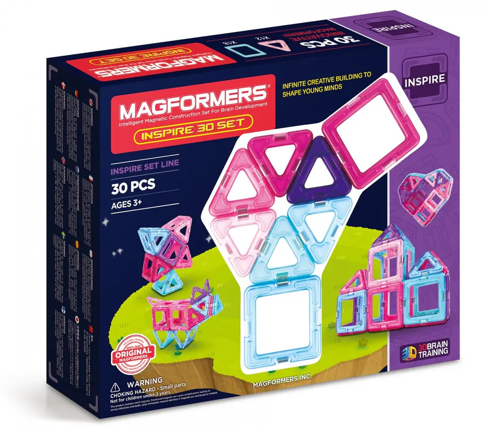 ⁨Magformers Inspire 30 pcs⁩ at Wasserman.eu